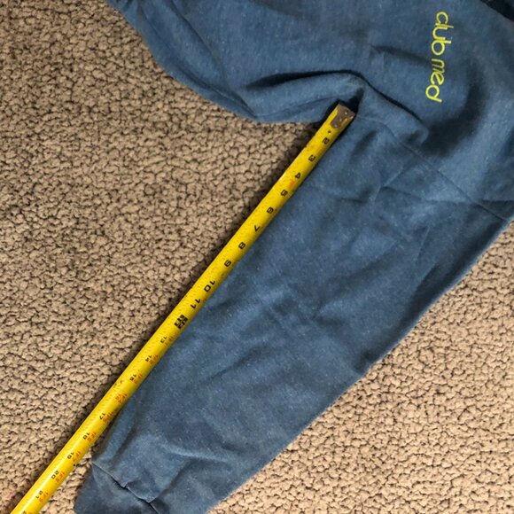 West Memory France Club Med Pullover Half Zip Blue Unisex - Picture 7 of 7